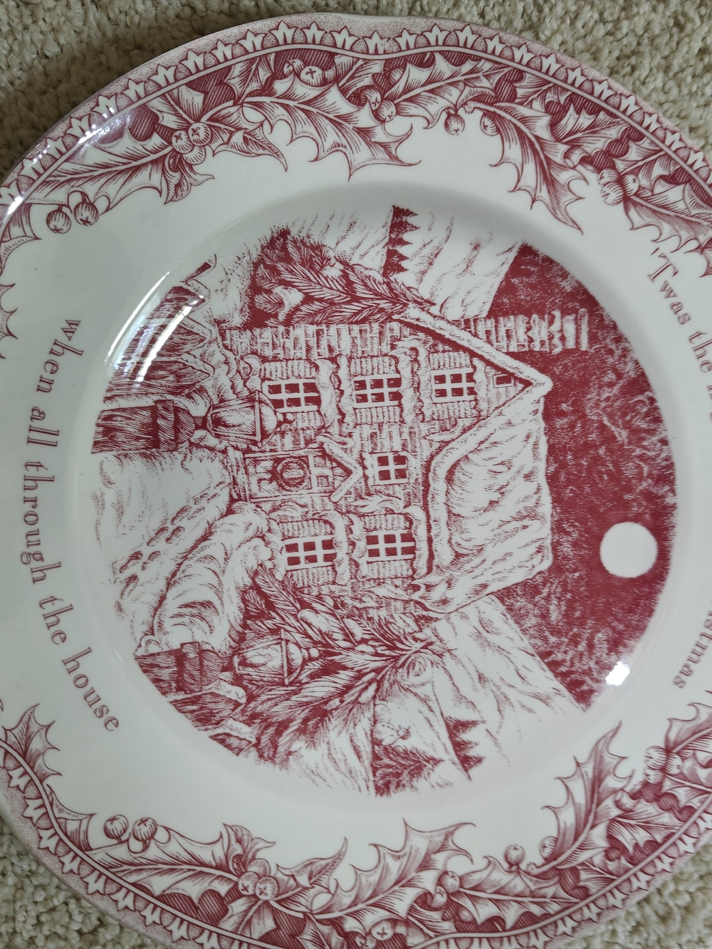 Johnson Brother's  16 Piece Set. It Was The Night Before Christmas.